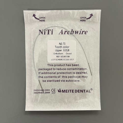 Dental Orthodontic Super Elastic Niti Tooth Color Round Arch Wires Ovoid - Foto 13 di 15