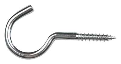 Hermann Lohmann Art. 15 Wäscheleinenhaken verzinkt 15 / 90 x 6,2 mm - 50 Stück
