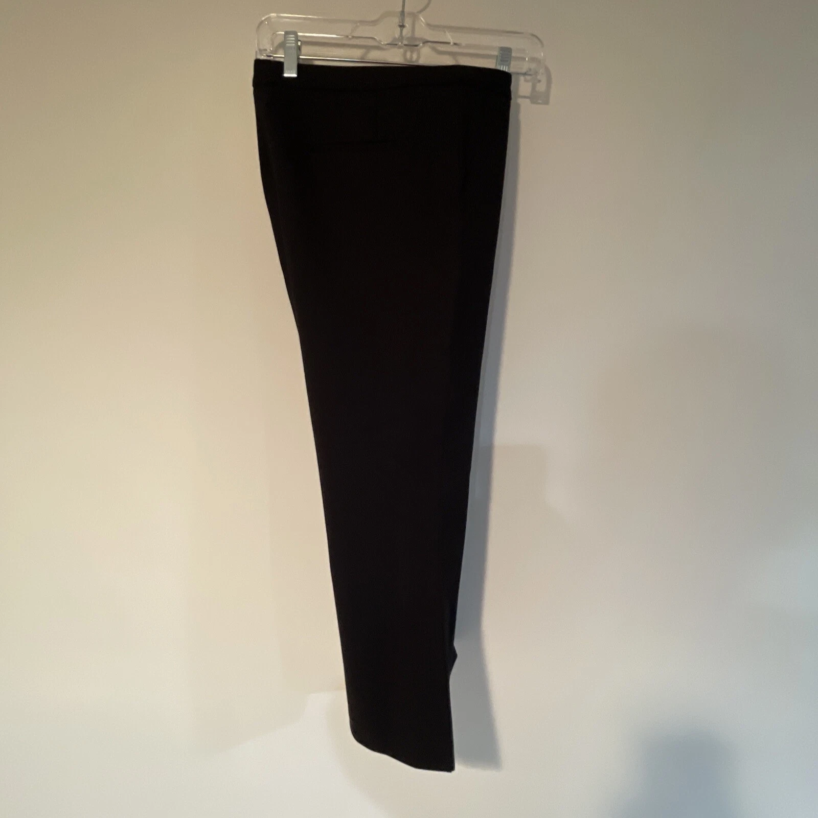 Max & Mia Womens Capri Pants Size XL Black High Rise Casual Knit Stretch Rayon