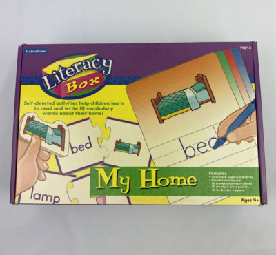 Lakeshore Literacy Box My Home Learning Centers Early Childhood Reading Writing