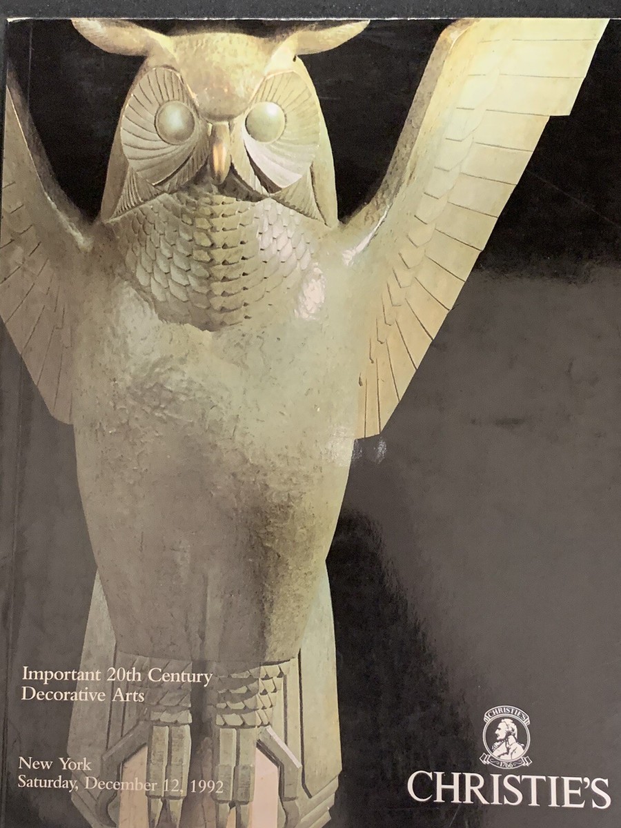 ◇ CHRISTIE'Sオークションカタログ 1992 ニューヨーク◇ Christie's New York Dec 12, 1992 Auction Catalog Important 20th