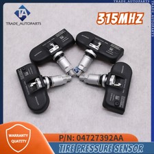4x 315mhz Tire Pressure Sensor Tpms Monitor For Chrysler Dodge Jeep 04727392aa