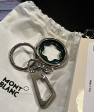 Precio de venta sugerido por el fabricante $310 - Montblanc MEISTERSTÜCK EMBLEMA GIRATORIO LLAVERO - Verde pavo real
