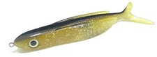 Swept Wing Flying Fish Trolling Lure Bait 8.5" with Rigging Spring Black/CL 5 Pk