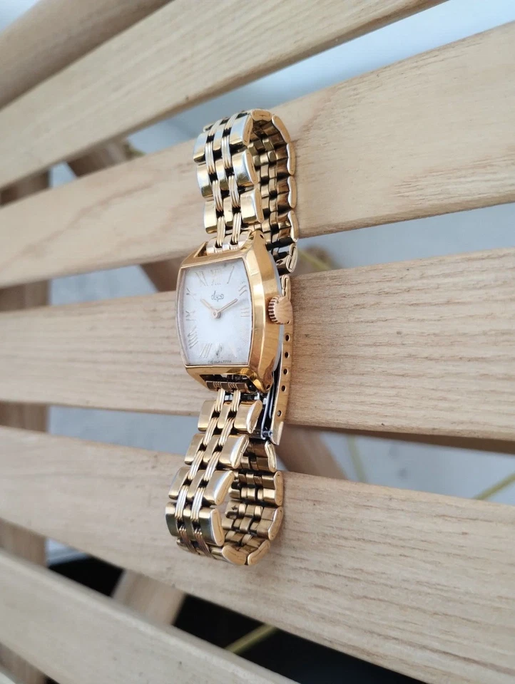 Luch vintage USSR beautiful watch with gold plated ( AU 10 ) - Image 3 of 4