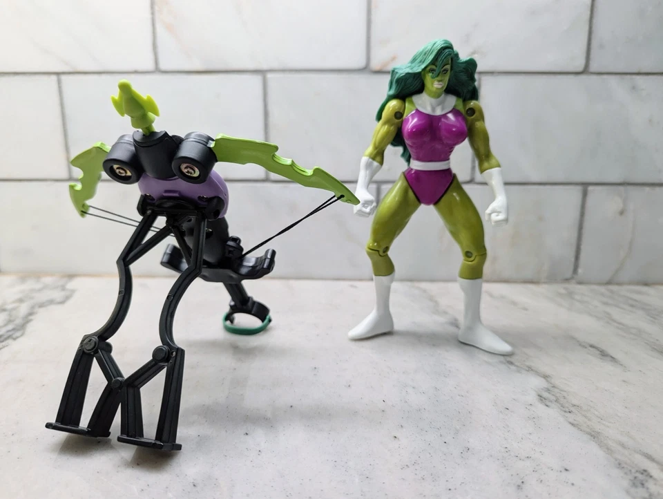 Vintage 1996 Toy Biz Marvel The Incredible She-Hulk Action Figure Complete - Изображение 2 из 3