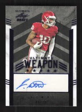 Theo Wease 2022 Leaf Ultimate Draft Weapons Navy Oklahoma #/75 Auto #UW-TW1