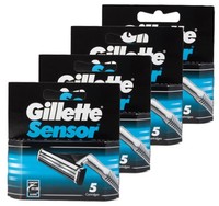 Gillette Sensor Cartridges 5-count (pack Of 4 20 Total Cartridges) on sale Gillette Sensor Cartridges 5-count (pack Of 4 20 Total Cartridges) on sale