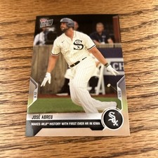 2021 TOPPS NOW® # 650 JOSE ABREU First HR In Iowa Field of Dreams WHITE SOX