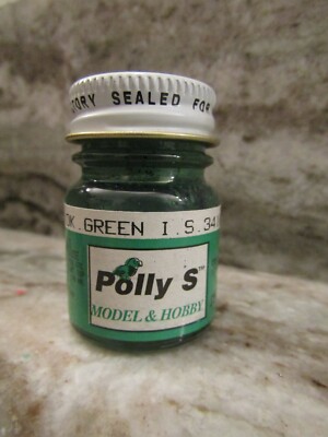 FLOQUIL POLLY S SCALE MODEL and HOBBY COLORS PAINT .5oz OUNCE - DARK GREEN