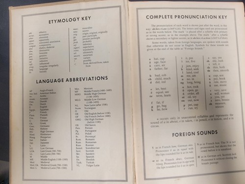 Comprehensive Desk Dictionary De Luxe edition- vintage hardcover Volume I A-K - Picture 7 of 9
