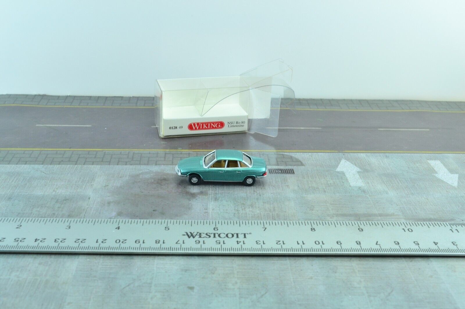 Wiking 012849 Old Timer NSU Ro 80 Car Green 1:87 Scale HO