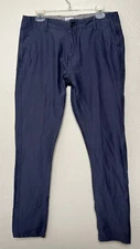 Flint And Tinder Pants Mens 31x32 Grayish Blue Chino Stretch Organic