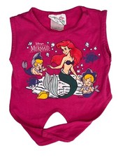 Vintage The Little Mermaid Disney 1989 Movie Toddler 3T RARE Made in USA Tank
