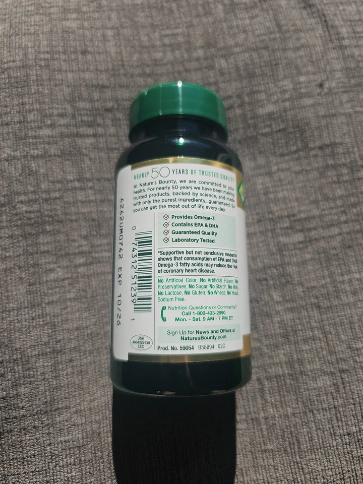 Aceite de krill Nature's Bounty cápsulas blandas de liberación rápida sin gluten 500 mg 30 unidades Foto 2 de 2