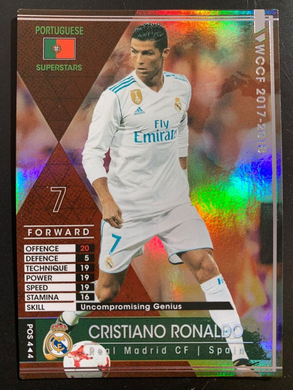 Figurinha Cristiano Ronaldo Legend