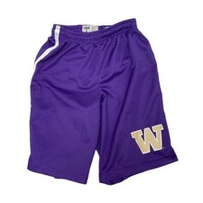Washington Huskies Purple Athletic Shorts Youth Size L