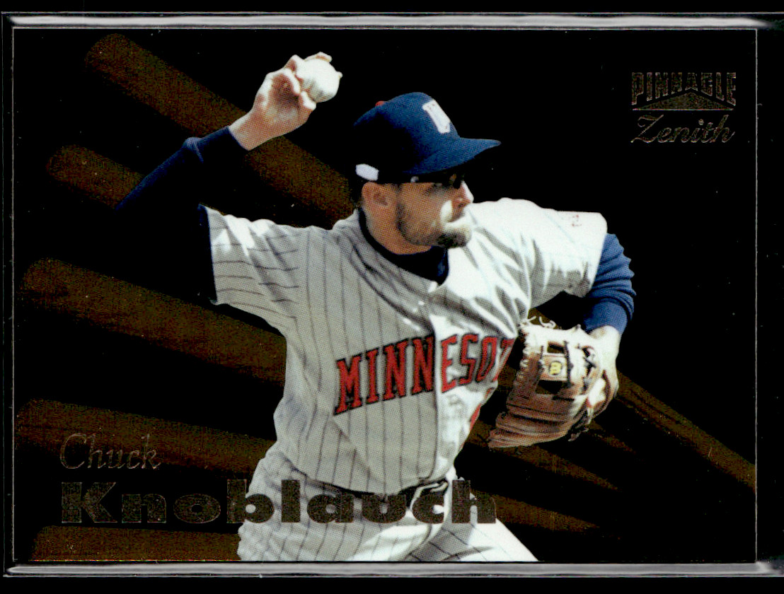 1996 Pinnacle Zenith - #72 Chuck Knoblauch
