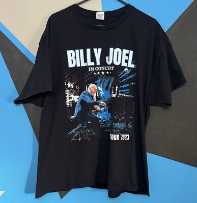 Billy Joel 2023 Tour Size 2XL Black   Fast Shipping