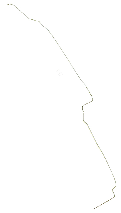 1978-82 Corvette Right Side Return Fuel Line - Factory Correct OEM TBW Steel