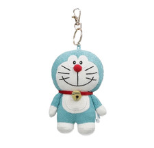 THE DORAEMON STORE Original Doraemon Corduroy Plush doll Keychain Japan