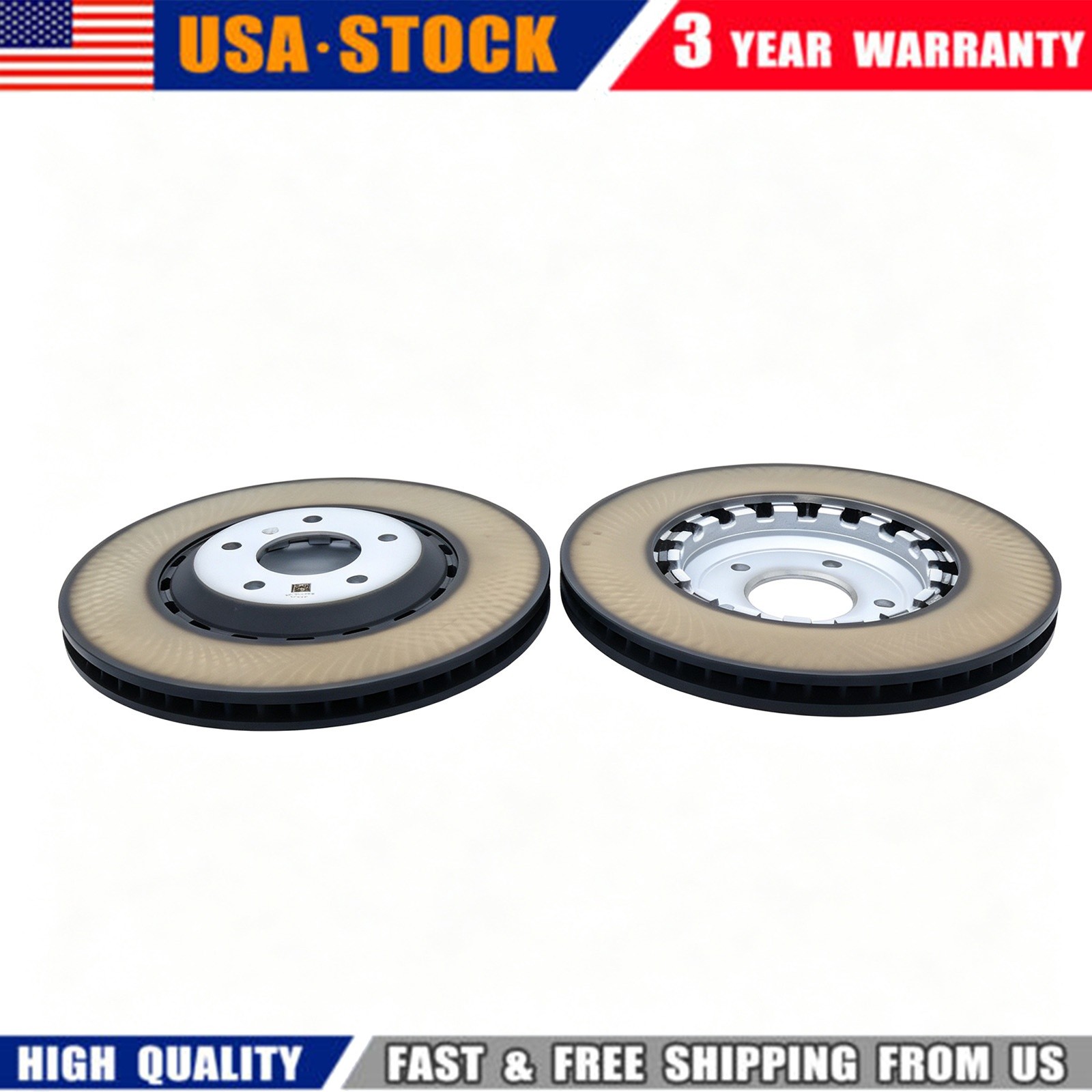 Bentley Bentayga Speed 2016-2025 Rear Brake discs 2 pcs