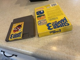 Super Mario Bros. 3  Bros (Nintendo NES, 1990) in Box (NO Manual) - Tested