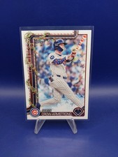 2025 Topps Holiday Pete Crow-Armstrong #H41 Candy Cane Bat SP Cubs