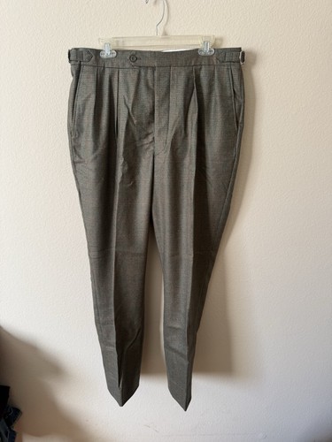 Casatlantic Safi Wool Houndstooth Trousers Size 38