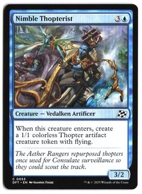 Nimble Thopterist #53 - Aetherdrift - Normal - Common - Near Mint