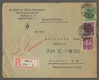 Germany cover 31-7-23 registered, first day of this rate [ 681
