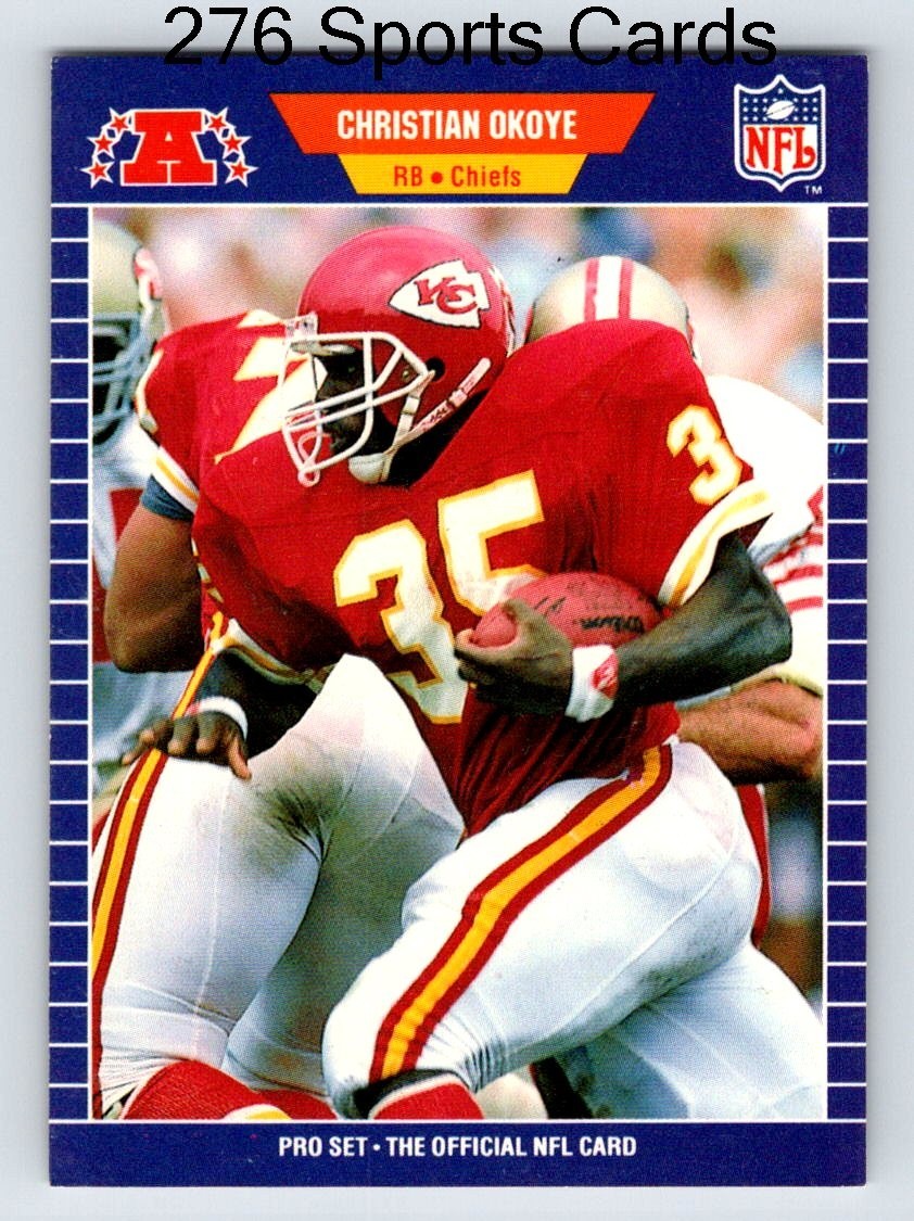 1989 Pro Set - Christian Okoye #176