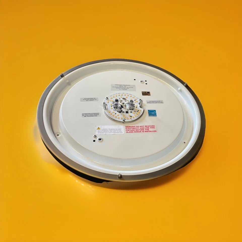 🔥(AN) ***QTY 1*** Access Lighting Conga 16" LED Flush Mount Ceiling Light Bronz - Image 2 of 4