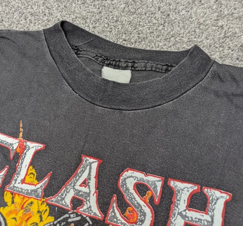 Vintage 90s Clash Of The Titans Metal T-Shirt Megadeth Slayer XL - Bild 4 von 7