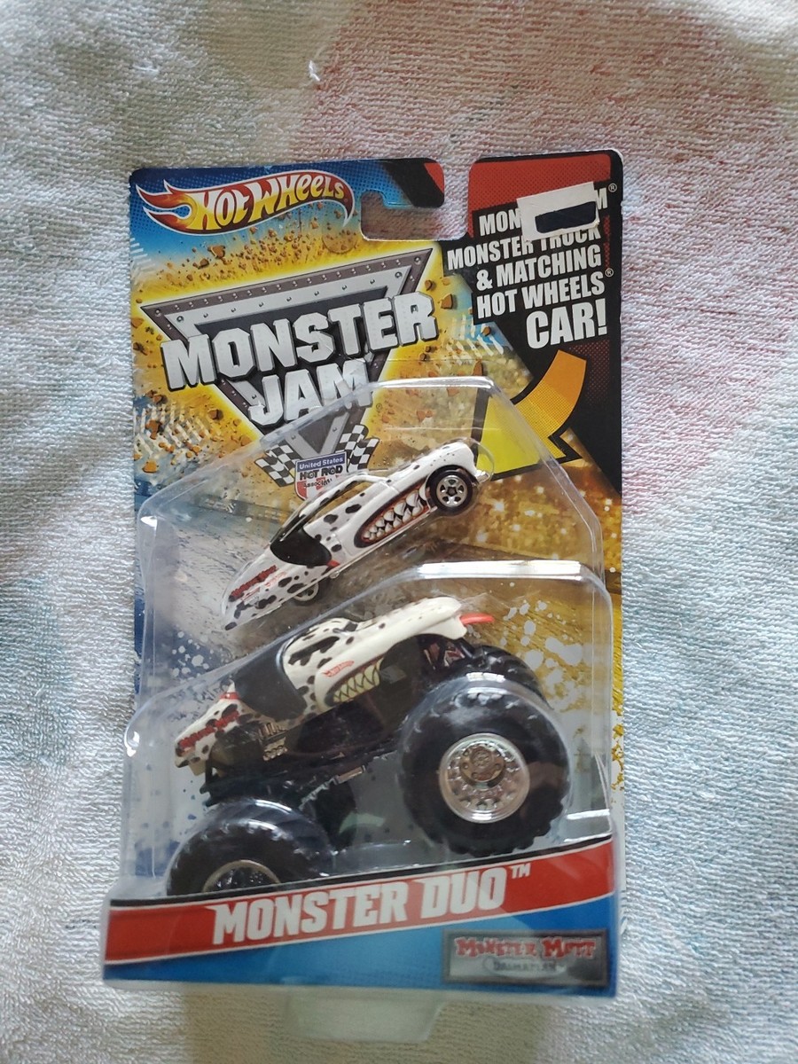 Hot Wheels Monster Jam DUO MONSTER MUTT DALMATIAN read | eBay