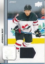 2023 Team Canada Juniors #5 Joshua Roy Jersey Relics Base Parallel