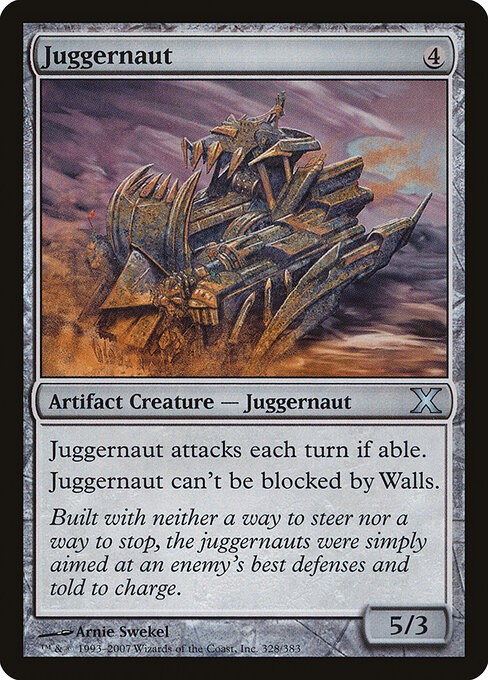 Juggernaut NonFoil Tenth Edition 328 NM MTG