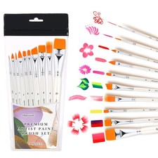 10 PCS Depvision Face Paint Brush Set Artist Brushes Acrylic Watercolor