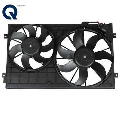 Radiator Cooling Fan Assembly Fit For 2005-2015 Volkswagen Jetta 2.5L