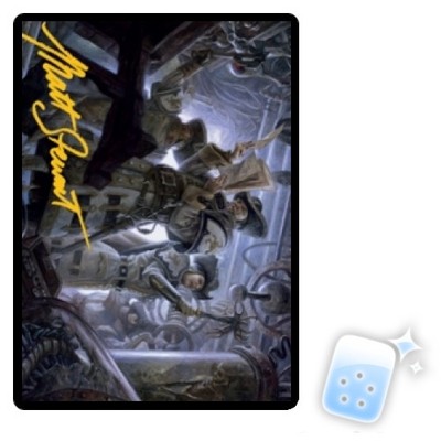SEARCH THE PREMISES (SIGNED) (MODERN HORIZONS 2) (07/81) Art Series Magic MTG