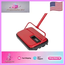 Lightweight Non-Electric Carpet Sweeper - Perfect for Quick & Quiet Cleanups