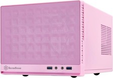 SilverStone Technology Ultra Small Form Factor Computer Case Mini-ITX in Pink