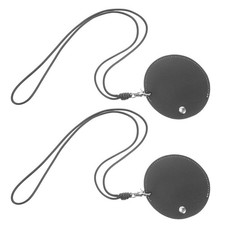 2 Pcs Hanging Neck Earphone Pouches Bud Carrying Case Bag Small Headphone