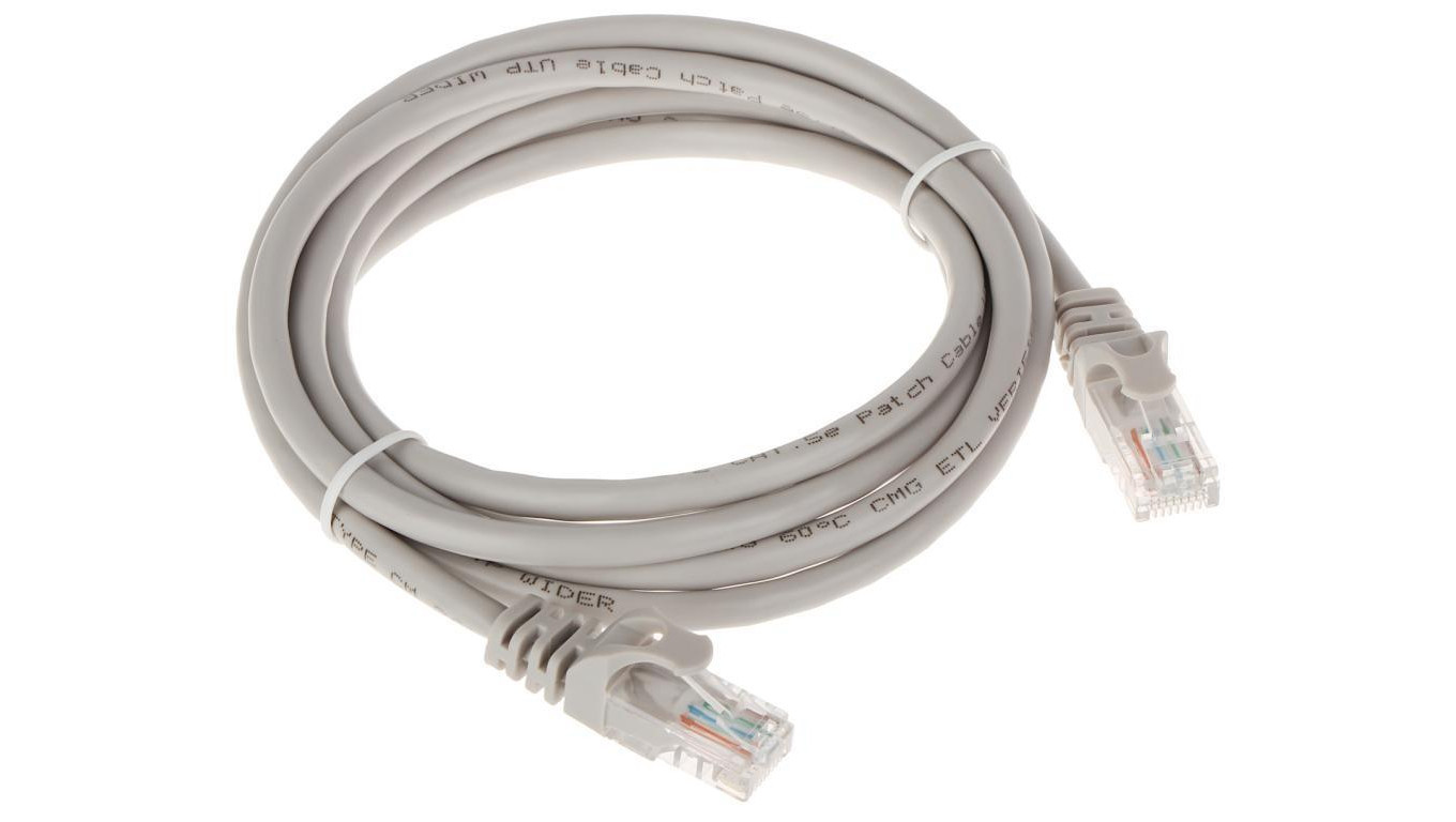 PATCHCORD RJ45/1.8-GREY 1.8m /T2UK