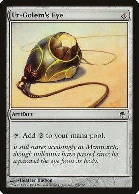 Ur-Golem's Eye NM/M Darksteel Artifact Mtg Magic English Regular Common 