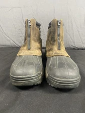 Men’s Propet M3792 Blizzard Mid-Zip Brn/Blk Winter Boots Size 15D
