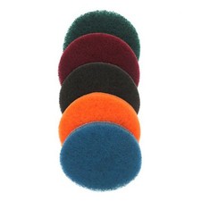 Brandneu 5pcs Gemüseschwamm Industrial -Scheuerkissen Polierpolster Zoll 100 Mm