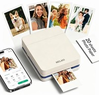 Nelko PP01 Portable Bluetooth Instant Photo Printer with App (Creamy White)
