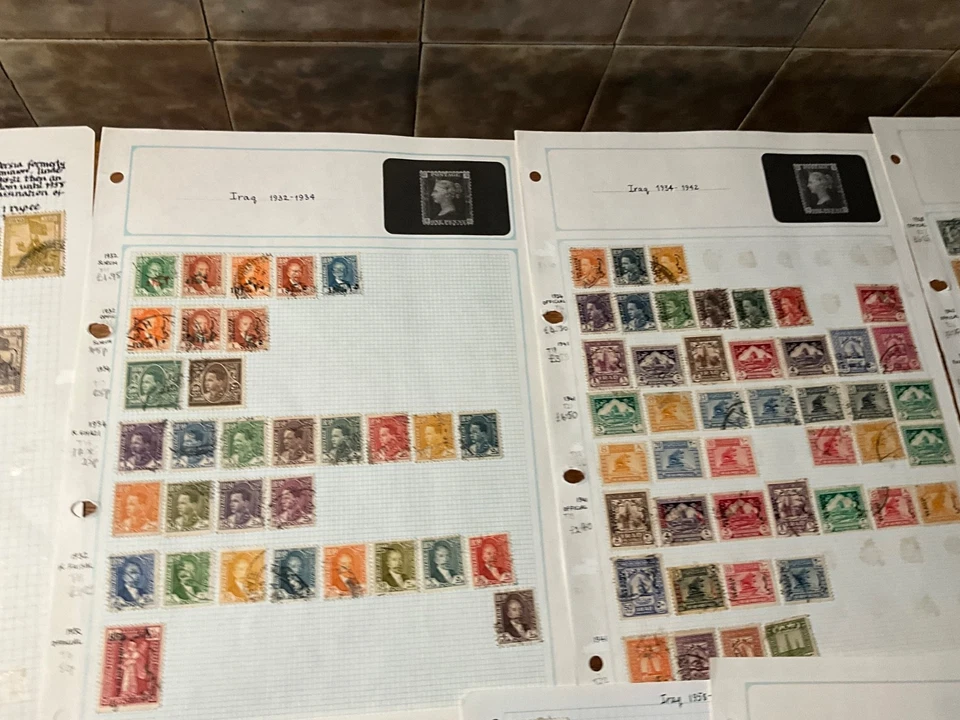 francobolli iracheno da vintage a moderni 50+ fogli a38 - Immagine 2 di 4