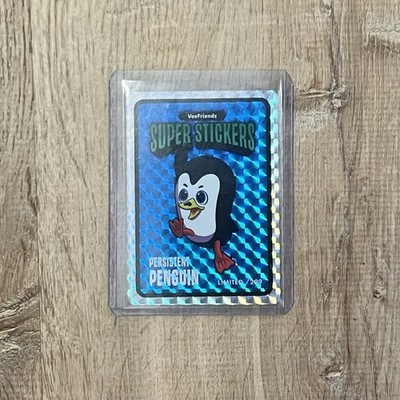 2025 VeeFriends Super Stickers Exclusive Blue Persistent Penguin PR /299